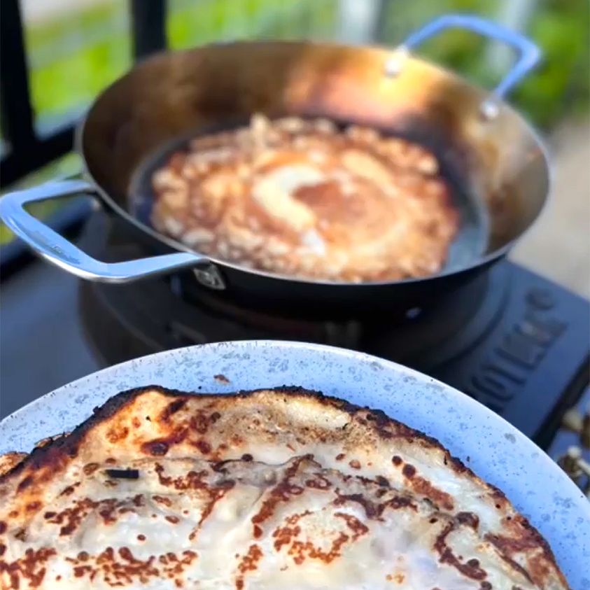 Delicious Pancakes on HOT WOK - HOT WOK