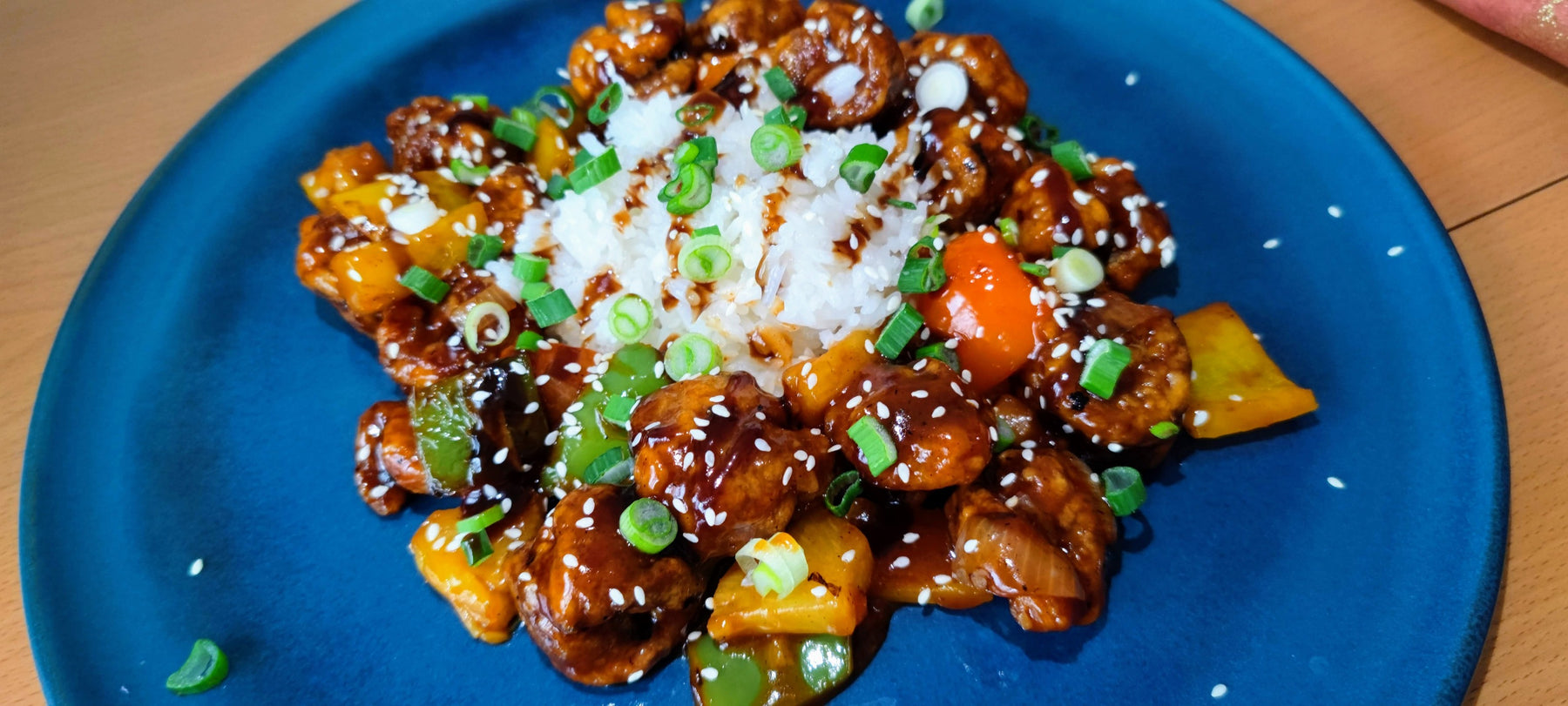 Sweet and sour pork meatballs