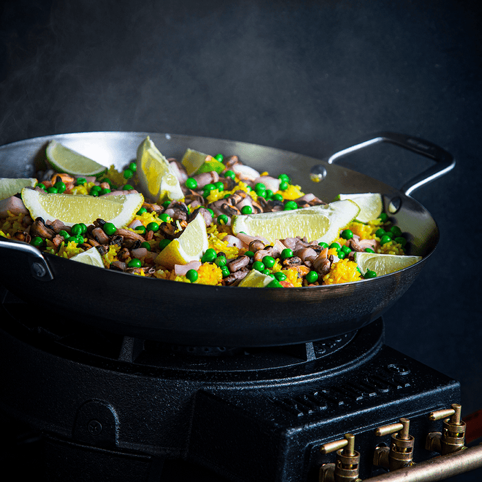 Spanish Rice Dish in Wok Burner - HOT WOK