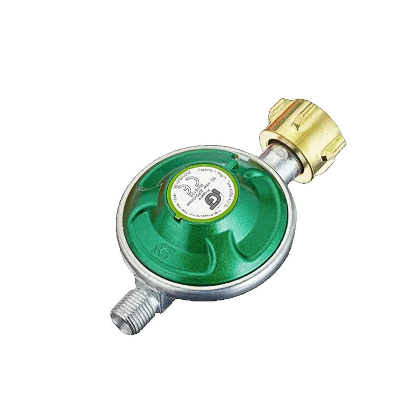 Regulador de gas 50 Mbar Kit con manguera - DE AT CH