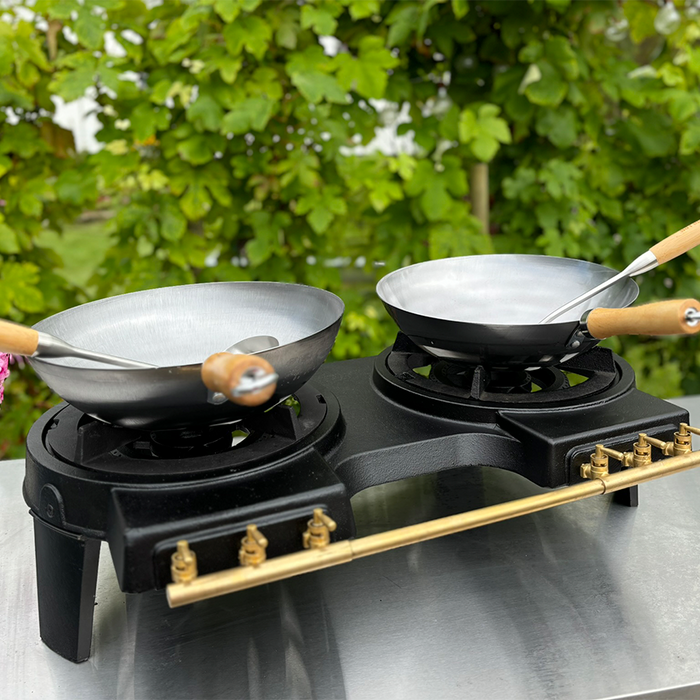 HOT WOK DOUBLE – Quemador de gas 2x 10 kW