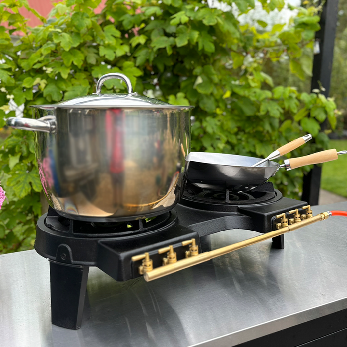 HOT WOK DOUBLE – Quemador de gas 2x 10 kW